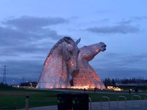 The Kelpies! at Scottish Guided Tours in Stirling