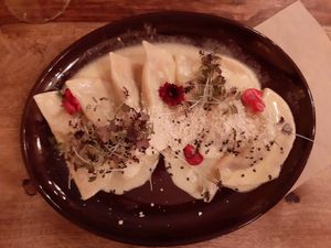 Ravioli at Palo Verde in Prague