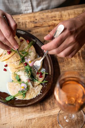 ravioli 🥟 at Palo Verde in Prague