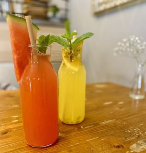 Watermelon and Passionfruit Lemonade  at Palo Verde in Prague