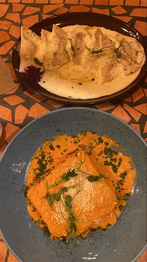 Mashroom and lasagna  at Palo Verde in Prague