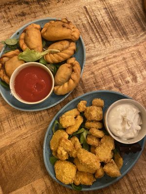 Chicken nuggets at Palo Verde in Prague