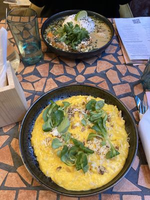 Pumpkin risotto at Palo Verde in Prague