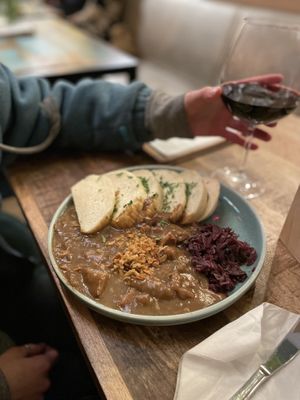 typical Czech dish #Veganuary at Palo Verde in Prague