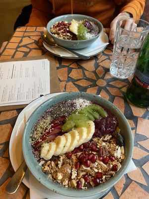 Vegan acai bowl   at Palo Verde in Prague