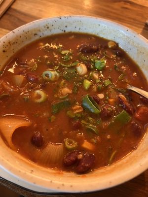 mexican soup  at Palo Verde in Prague