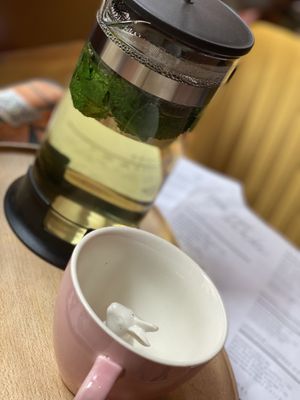 Fresh mint tea  at Palo Verde in Prague