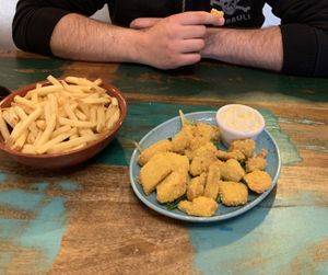 No chicken popcorn 😋  at Palo Verde in Prague