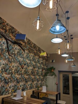 Indoor decorations at Palo Verde in Prague