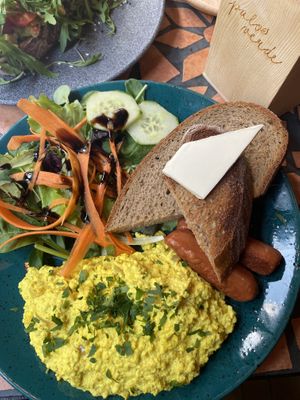 Scramble tofu  at Palo Verde in Prague