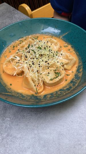 Basil tortellini   at Palo Verde in Prague