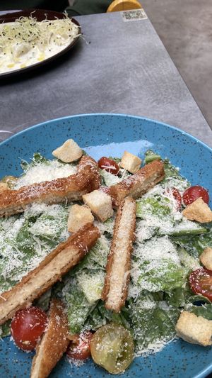 Caesar salad  at Palo Verde in Prague