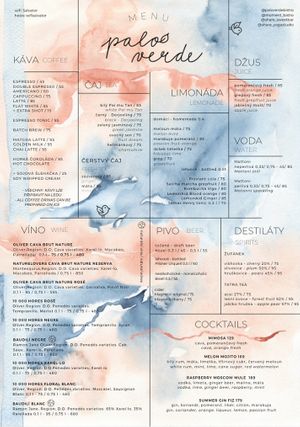 Drink~☕️  at Palo Verde in Prague