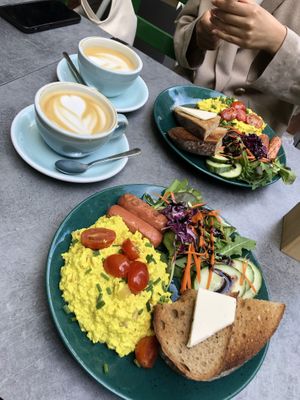 Scrambled tofu  at Palo Verde in Prague
