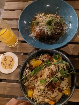 Palo Verde bowl -full of nice surprises, & the best Lasagne ever! at Palo Verde in Prague