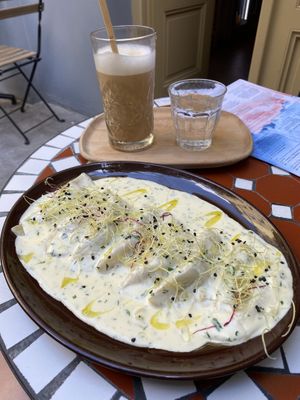 Mushroom tortellini  at Palo Verde in Prague