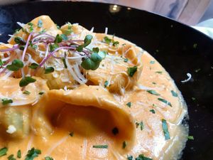 Basil tortellini   at Palo Verde in Prague