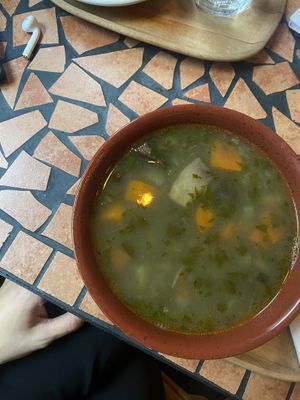 Lentil soup   at Palo Verde in Prague