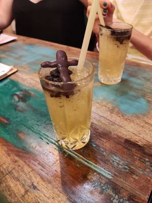 Halloween cocktail at Palo Verde in Prague