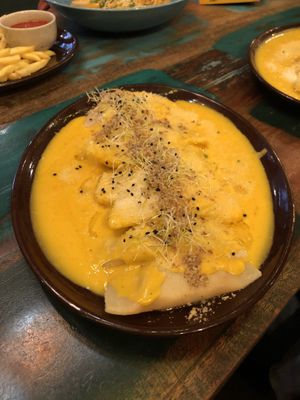 Pumpkin ravioli   at Palo Verde in Prague