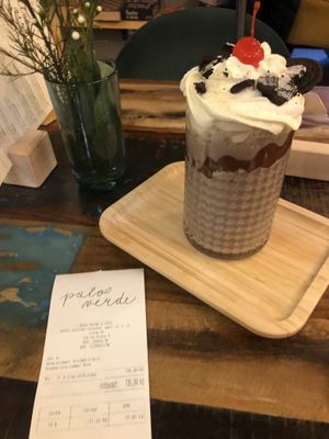 Vegan Oreo milkshake   at Palo Verde in Prague