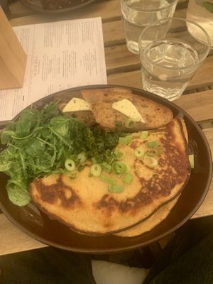 Kimchi omelette  at Palo Verde in Prague