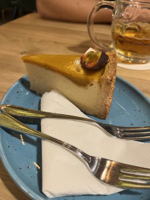 passion fruit cheesecake   at Palo Verde in Prague