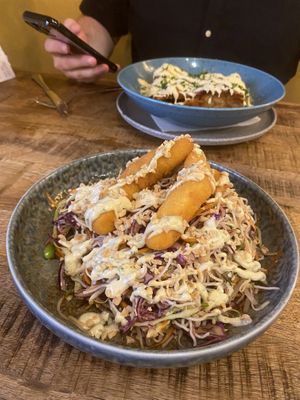 “Shrimp” salad  at Palo Verde in Prague