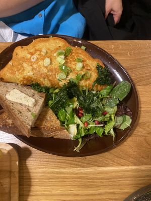 Kimchi omelette  at Palo Verde in Prague