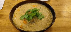 Red lentil soup at Palo Verde in Prague