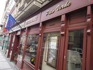 Outside at Palo Verde in Prague