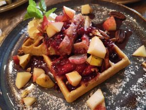 Waffles at Palo Verde in Prague