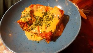 Pepperoni Lasagna at Palo Verde in Prague