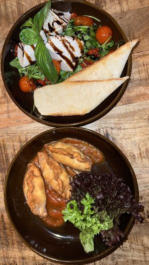 Dinner appetizers   at Palo Verde in Prague