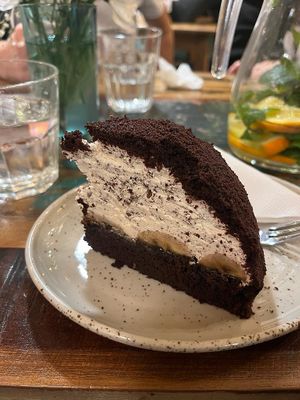 Chocolate cake at Palo Verde in Prague
