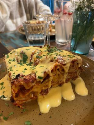 Pepperoni Lasagna at Palo Verde in Prague