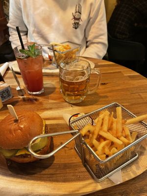 Vegan Burger   at Palo Verde in Prague