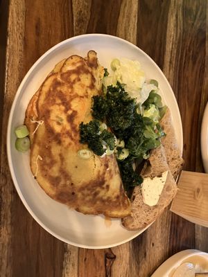 Kimchi omlette at Palo Verde in Prague