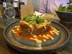 Red Pesto Lasagne   at Palo Verde in Prague