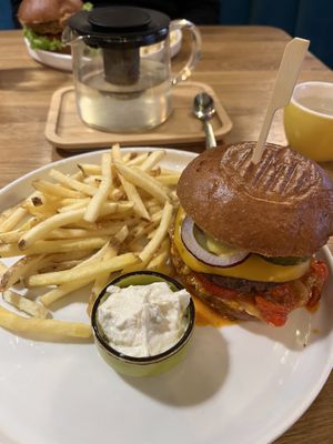 Smokey burger  at Palo Verde in Prague