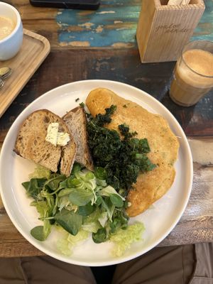 Chickpea Omelettee  at Palo Verde in Prague