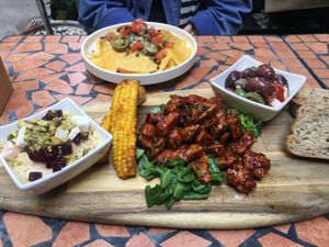 Tapas platter   at Palo Verde in Prague