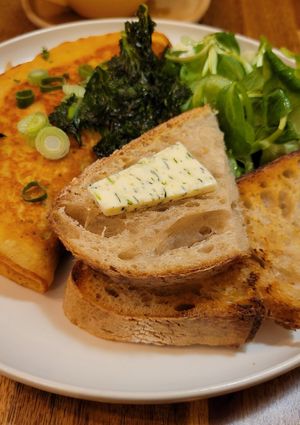 Kimchi Omelette at Palo Verde in Prague