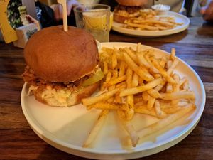 Bbq burger at Palo Verde in Prague