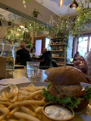 Chicken burger   at Palo Verde in Prague