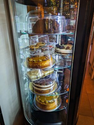 Cake display at Palo Verde at Palo Verde in Prague