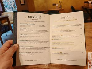 Menu at Palo Verde in Prague