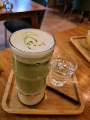 Matcha Latte at Palo Verde in Prague