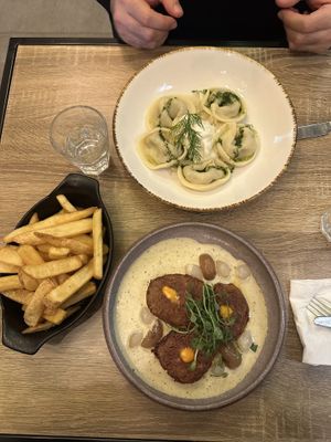 Steak und Pelmeni  at Palo Verde in Prague