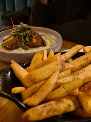 Truffle fries at Palo Verde in Prague